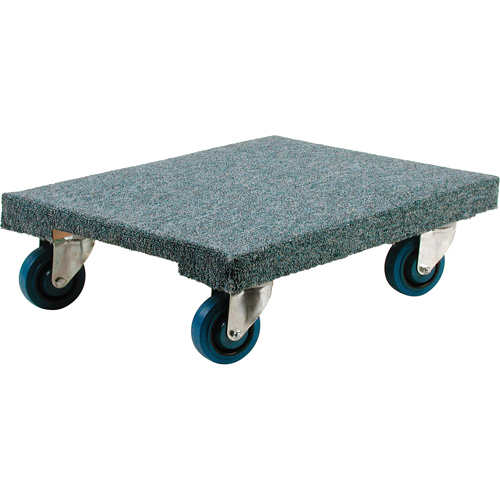 Wood Dollies - Heavy-Duty, Rubber Wheels, 1400 lbs. Capacity, 18" W x 24" D x 7" H Auto-Cam