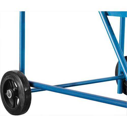 CSA-Certified Rolling Step Ladder, 4 Steps, 22" Step Width, 37" Platform Height, Steel Auto-Cam