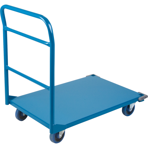 Chariots &agrave; tablettes/plateforme, Acier, 24" la x 36" p x 40" h, Capacit&eacute; de la plateforme 1300 lb Auto-Cam