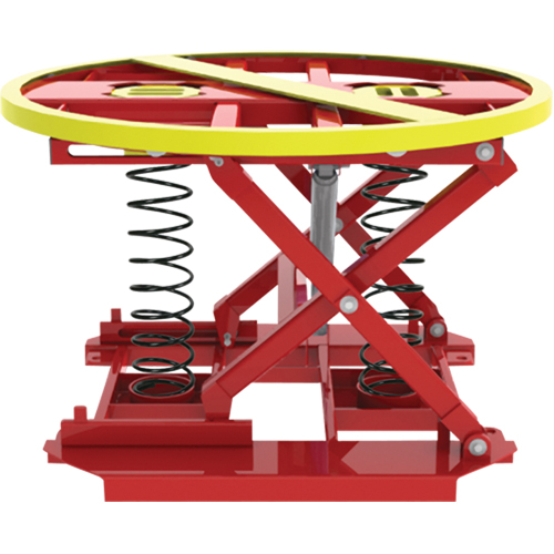 Plateforme de levage manuelle Pallet Pal 360, 43-5/8" lo x 43-5/8" la, Capacit&eacute; 4500 lb Auto-Cam