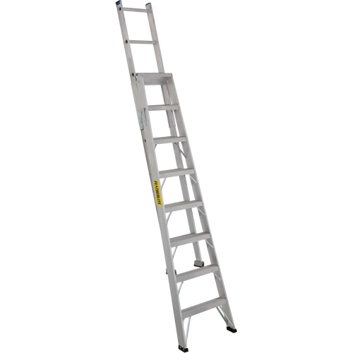 2700 Series Industrial Duty Multi-Way Ladders, 8', Aluminum, 250 lbs. Cap., ANSI 1, CSA 1 Auto-Cam