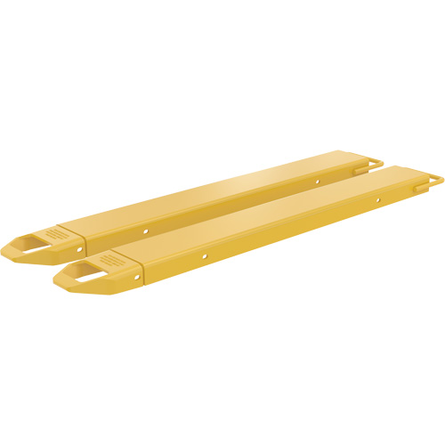 Fork Extensions, 54" L x 6" W, For Fork Width of 5" Auto-Cam