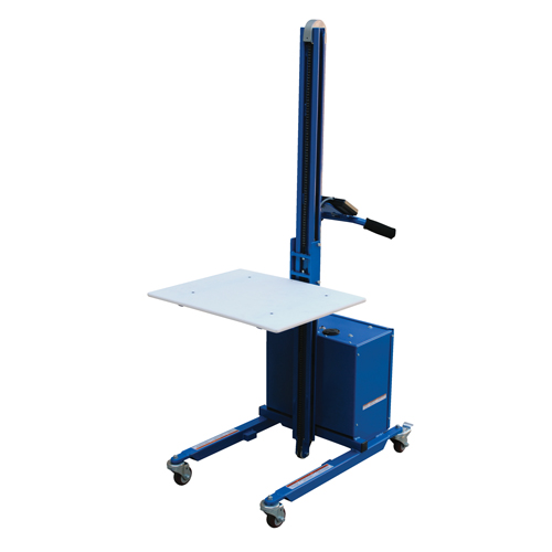 Quick Lift Platform Stacker, Electric Operated, 175 lbs. Capacity, 57" Max Lift Auto-Cam
