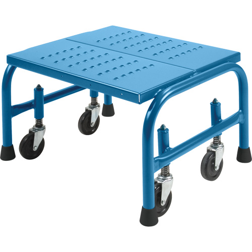 Marche-pied roulant 20 x 16 x 12, 1 marches, Largeur de la marche 18", Hauteur de la plateforme 12", Acier Auto-Cam