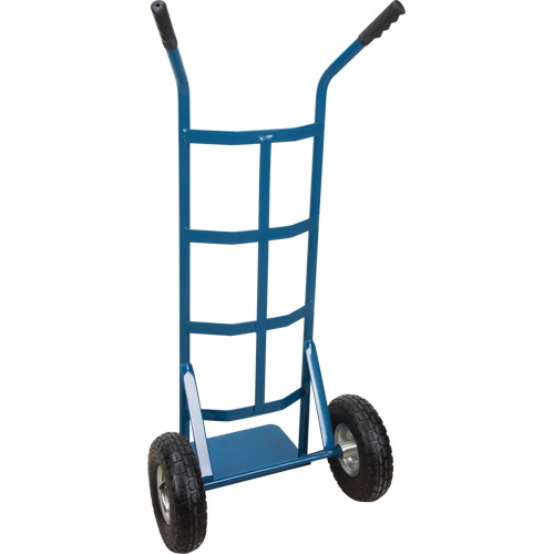 All-Welded Hand Truck, Dual Handle, Steel, 46" Height, 600 lbs. Capacity Auto-Cam