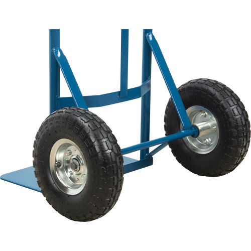 All-Welded Hand Truck, Dual Handle, Steel, 46" Height, 600 lbs. Capacity Auto-Cam