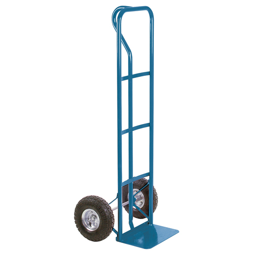 All-Welded Hand Truck, P-Handle Handle, Steel, 51" Height, 600 lbs. Capacity Auto-Cam