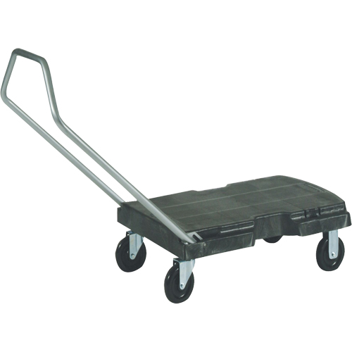 Chariots Triple, 32-1/2" lo x 20-1/2" la, 500 lb cap, Roues Caoutchouc Auto-Cam