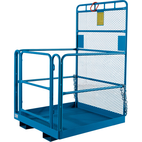 Nacelle &eacute;l&eacute;vatrice pour travail en hauteur, 48" x 48" x 72" h, Capacit&eacute; de 1000 lb, Acier Auto-Cam