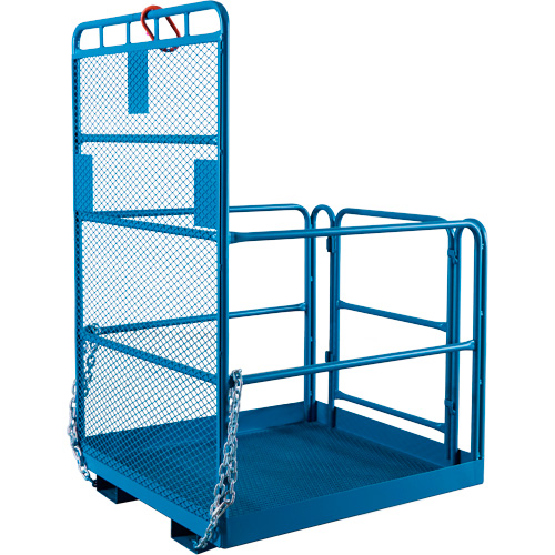 Nacelle &eacute;l&eacute;vatrice pour travail en hauteur, 48" x 48" x 72" h, Capacit&eacute; de 1000 lb, Acier Auto-Cam
