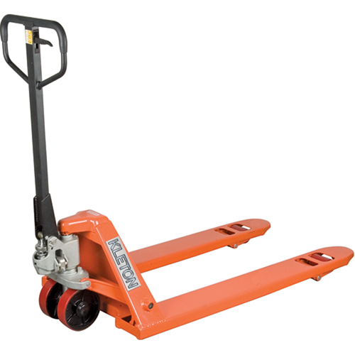 Heavy-Duty Manual Pallet Truck, Steel, 36" L x 20.5" W, 5500 lbs. Capacity Auto-Cam
