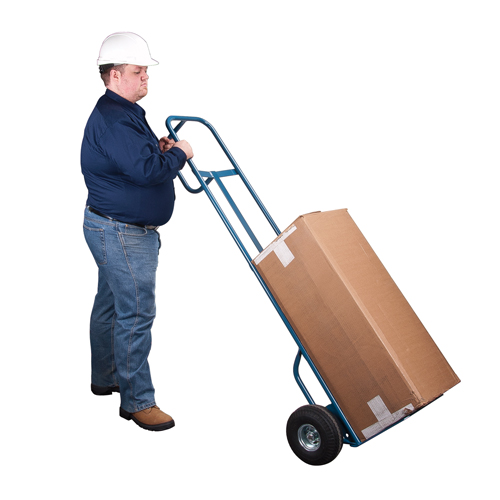 Deluxe Hi-Boy Hand Truck, P-Handle Handle, Steel, 72" Height, 700 lbs. Capacity Auto-Cam