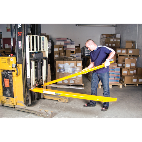 Rallonges de fourches, 72" l x 5" la, Pour des largeurs de fourches 4" Auto-Cam