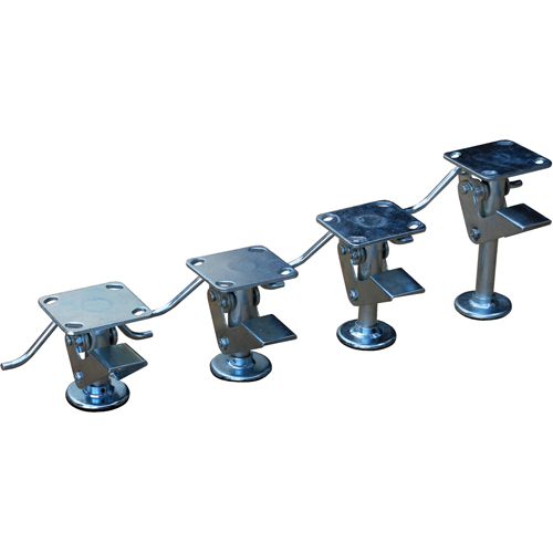 Verrous de plancher - Usage r&eacute;gulier, 6-13/16" Hauteur rallong&eacute;e, 5-3/4" Hauteur r&eacute;tract&eacute;e, Galvanis&eacute; Auto-Cam