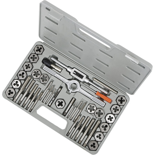 TD40H SAE HSS Tap & Alloy Die Set, 40 Pieces Auto-Cam