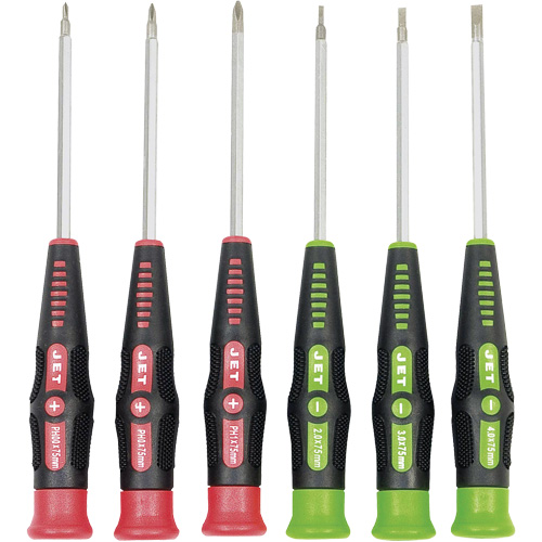 JPSD-6 Precision Screwdriver Set, 6, Magnetic Auto-Cam