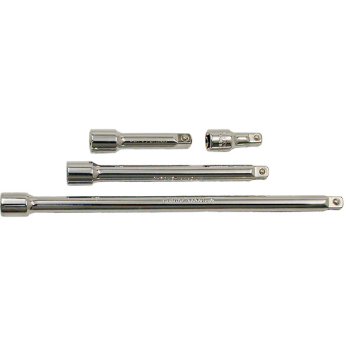 Extension Bar Set, 3/8" Drive, Chrome Finish, 4 Pcs Auto-Cam