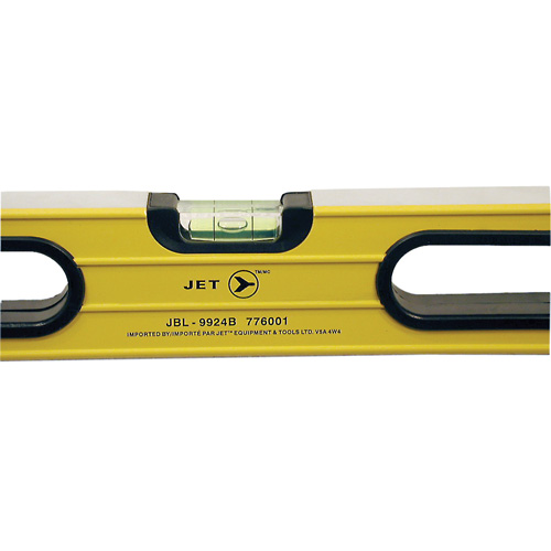 JBL-9924B Box Level, Box, 2' L, Aluminum, 3, Non-Magnetic Auto-Cam