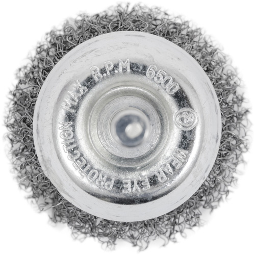 Shaft-Mounted Crimped Cup Brush Auto-Cam