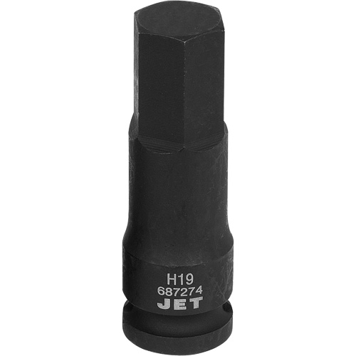 Impact Bit, Hex, 19 mm x 1/2" Drive Auto-Cam