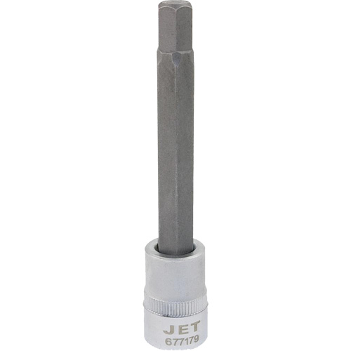 Bit Socket, Hex, 10 mm x 4" L, 3/8" Drive Auto-Cam
