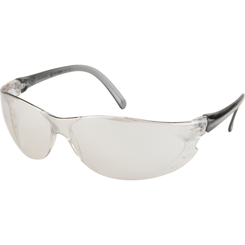 Twister Series Safety Glasses, Indoor/Outdoor Mirror Lens, Anti-Scratch, ANSI Z87+/Meets/Exceeds CSA Z94.3 Auto-Cam
