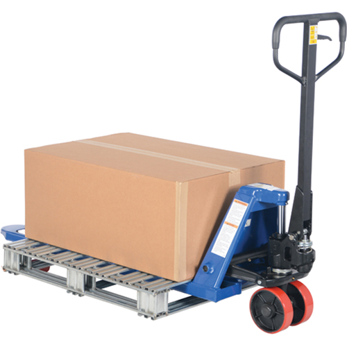 Quick Lift Pallet Truck, Steel, 48" L x 20" W, 5500 lbs. Capacity Auto-Cam