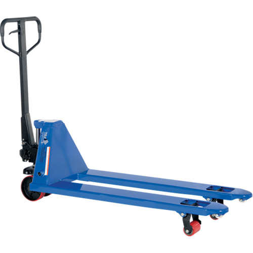 Quick Lift Pallet Truck, Steel, 48" L x 27" W, 5500 lbs. Capacity Auto-Cam