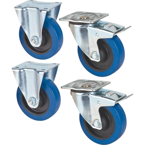 Support pour boîtes de carton - Jeu de roulettes en option Auto-Cam