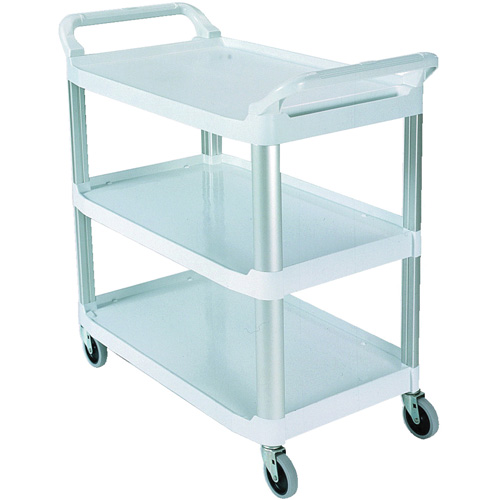 Chariot avec tablette et parois ouvrantes, 3 tiers, 40" x 37" x 20", Capacit&eacute; 300 lb Auto-Cam