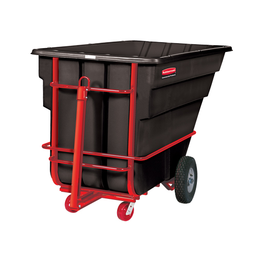 Tilt Truck, Polyethylene, 1-1/2 cu. yd., 2100 lbs. Load Capacity Auto-Cam
