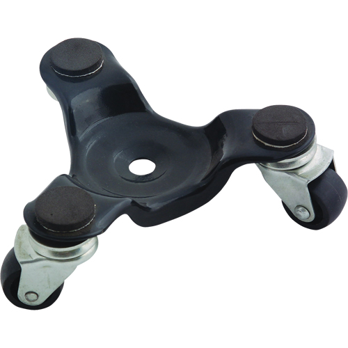 Leg Dolly, 200 lbs. Capacity, Steel Frame, 2.45" H Auto-Cam