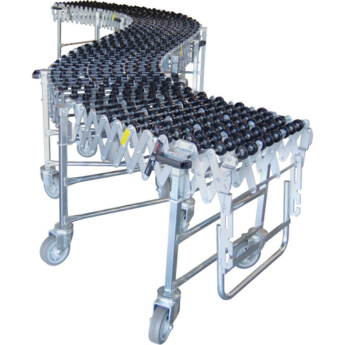Convoyeurs extensibles/flexibles, 30" la x 8' 6" lo, Capacit&eacute; de 226 lb par pi lin. Auto-Cam