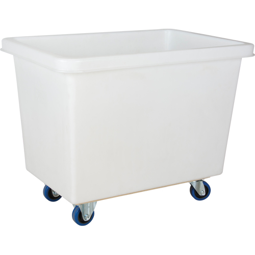 Tapered Wall Box Truck, White Polyethylene, 39" L x 27" W x 31" H, 12 cu. ft. Volume, 600 lbs. Capacity Auto-Cam