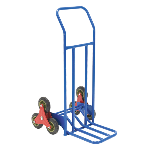 Stair Climbing Hand Truck, Steel Frame, 24" W x 45-3/4" H, 300 lbs. Capacity Auto-Cam