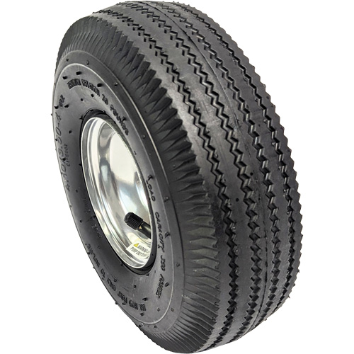 Replacement Pneumatic Tire for Hand Truck, 10" (254 mm), 350 lbs. Capacity Auto-Cam