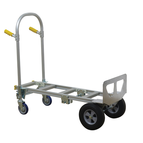 SPTN-JR-T18-SR Spartan Jr. Convertible Hand Truck, Aluminum, 1000 lbs. Capacity Auto-Cam