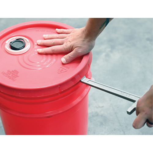 Drum Wrench, 3/4"/2" Opening, 9-1/2" Handle, Stainless Steel Auto-Cam