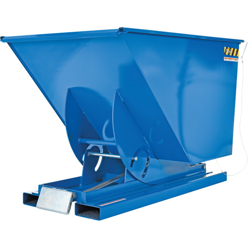 Conteneur autobasculeur, Acier, 1 vg³, Bleu Auto-Cam