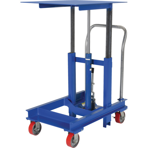 Lift Table, 30"L x 24"W, Steel, 2000 lbs. Capacity Auto-Cam