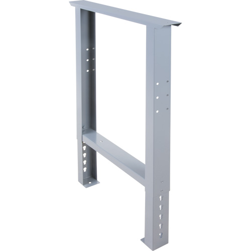 Pattes d'&eacute;tabli pour service industriel, Acier, 24" p x 34" h, Simple Auto-Cam