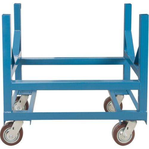 Pipe & Bar Cradle Truck, 48" L x 24" W x 34" H, 2500 lbs. Capacity, Polyurethane Wheels Auto-Cam