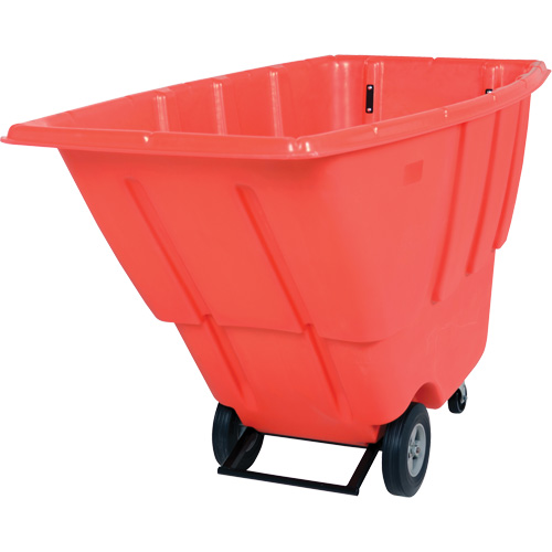 Tilt Truck, Polyethylene, 0.5 cu. yd., 450 lbs. Load Capacity Auto-Cam
