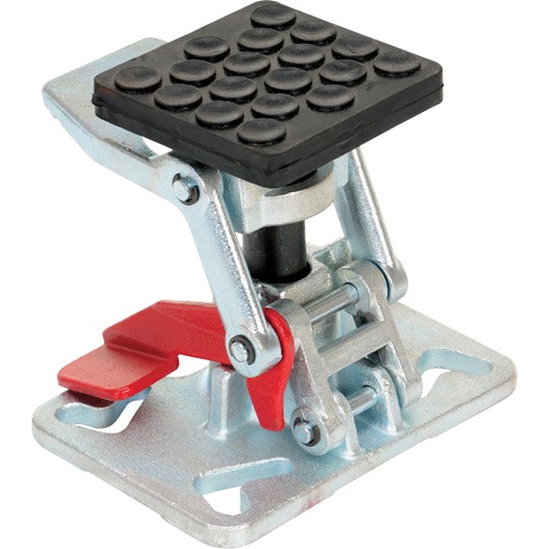 Verrou de plancher &agrave; hauteur ajustable pour service intense, 8" Hauteur rallong&eacute;e, 5-1/2" Hauteur r&eacute;tract&eacute;e, Acier Auto-Cam