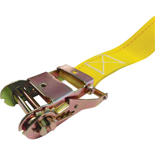 Ratchet Strap, E-Track System, 2" W x 12' L, 1333 lbs. (605 kg) Working Load Limit Auto-Cam