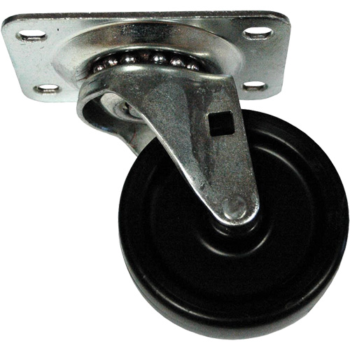 Ingredient Bin Swivel Plate Caster Auto-Cam