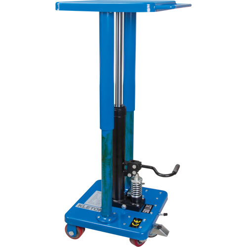 Table de travail hydraulique, 18'' lo x 18'' la, Acier, Capacit&eacute; 500 lb Auto-Cam