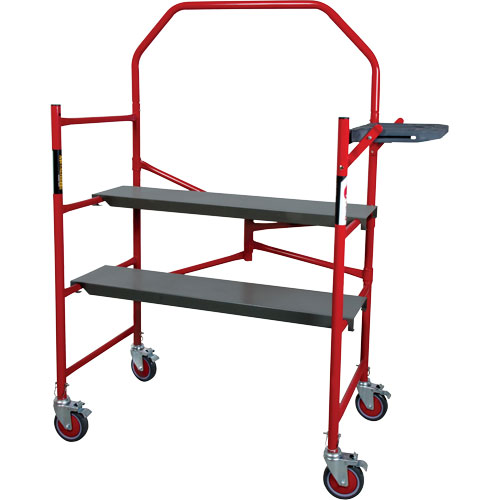 Buildman Portable Scaffold, 40-5/8" D x 4' H Auto-Cam