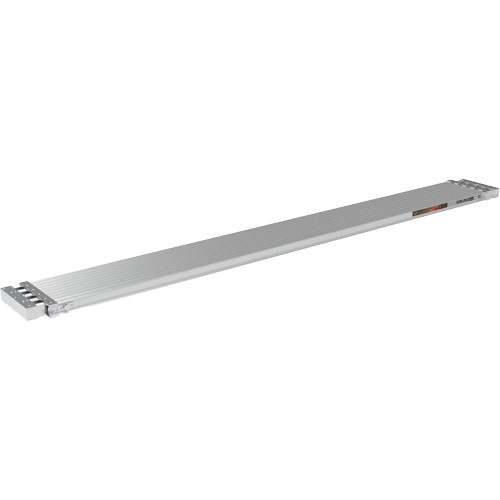 Telescoping Work Plank, 204" W x 12" D, 250 lbs. Capacity, Knocked Down Auto-Cam
