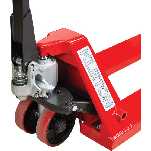 Manual Pallet Truck, Steel, 48" L x 21" W, 5500 lbs. Capacity Auto-Cam